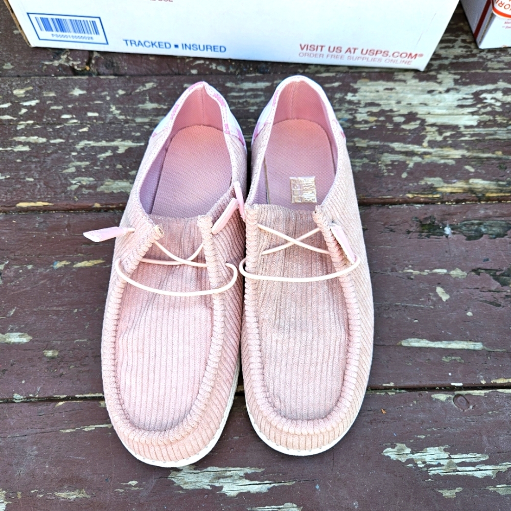Women's Pink Slip-On Shoes